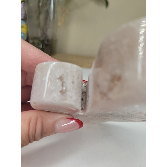 Pink Amethyst Druzy Cactus Pink Crystal - 1lb 470 G- 5in Brazil - Picture 4 of 9